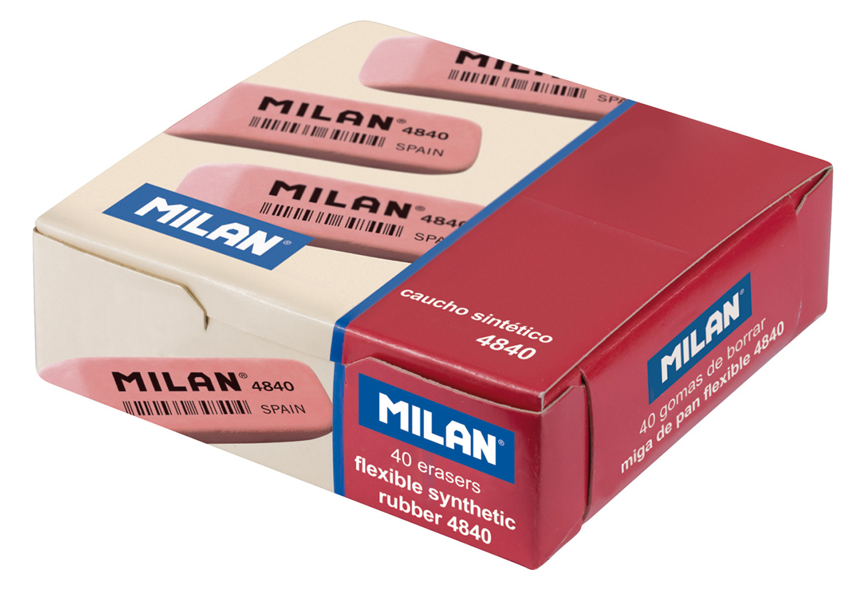 Ластик "milan 4840" скошенный 52х19х8 мм