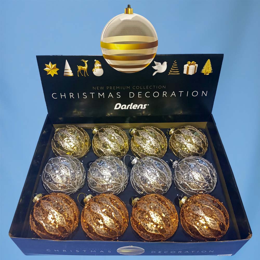 Шар 10см (стекло) асс-т б\уп.