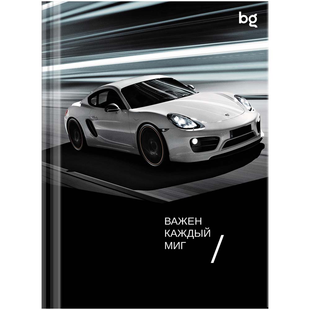 Книжка записная тв.об. а6 80л. клетка "гонки" (bg) гл.лам..асс-т