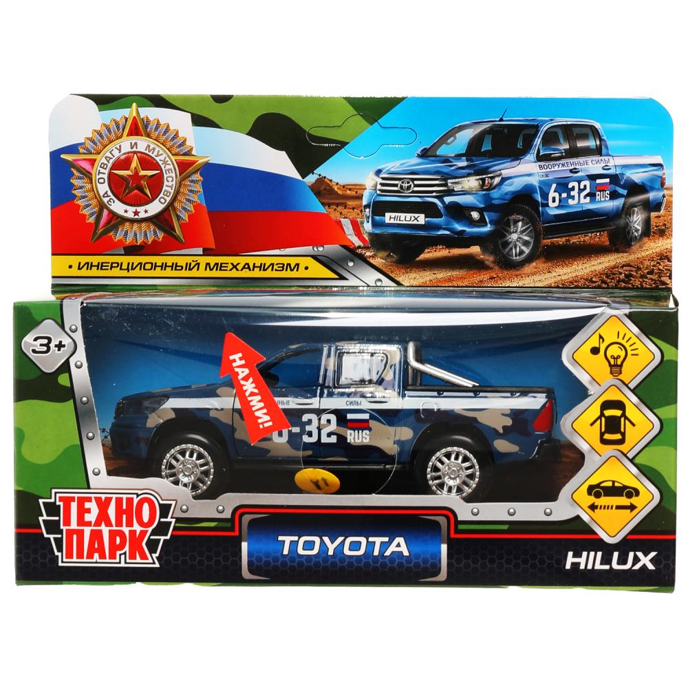 Игрушка машина инерц. металл. "toyota hilux камуфляж 12см