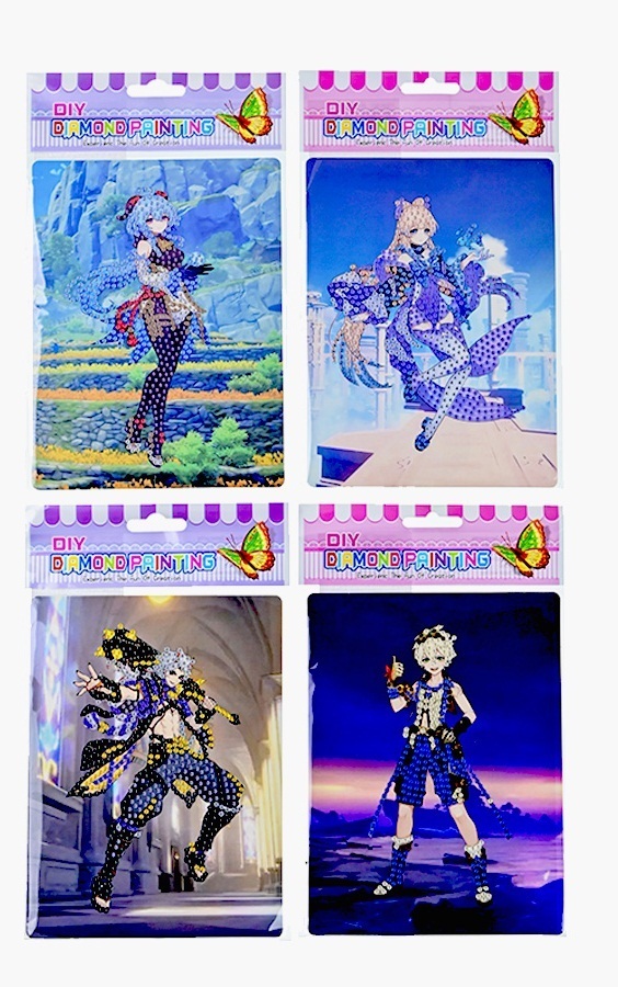набор д/творч. алмазная мозаика 13,5х23см "анимэ" Набор д/творч. алмазная мозаика 13,5х23см "анимэ"