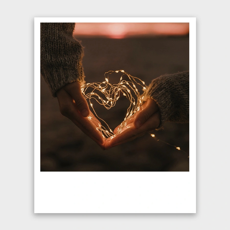 Открытка мини 9х11см "любовь" текст