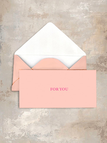 Конверт для денег "for you" розовый