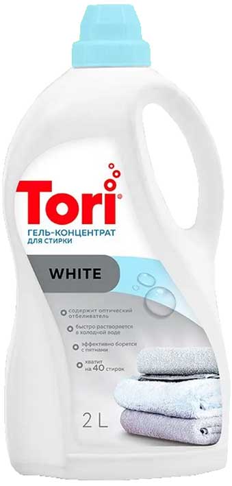 Гель для стирки "tori white" 2л