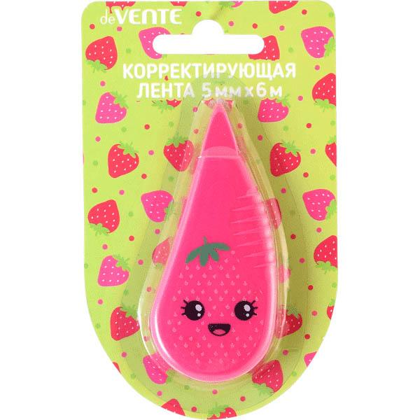 Корректирующая лента "devente" "strawberry" 5ммх6м