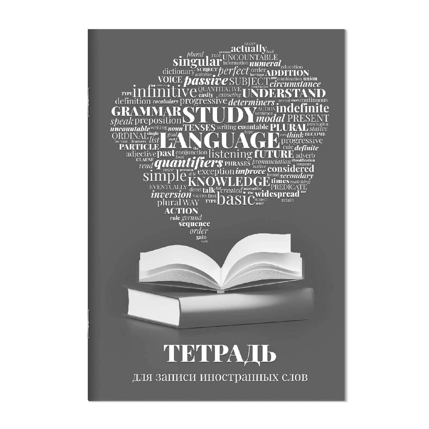 Тетрадь 32л. а6 д/записи иностр.сл. "словарь" (феникс+)