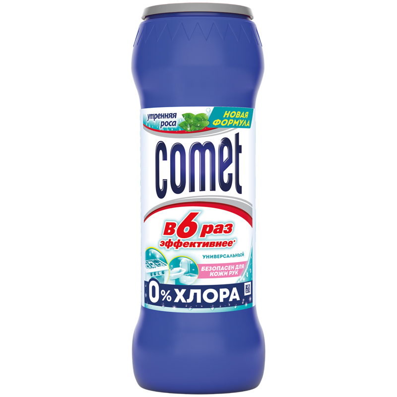 Чистящий порошок "комет утренняя роса" 475г.
