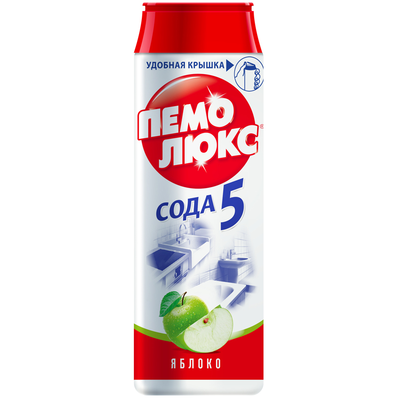 Чистящий порошок "пемолюкс яблоко" 480г.