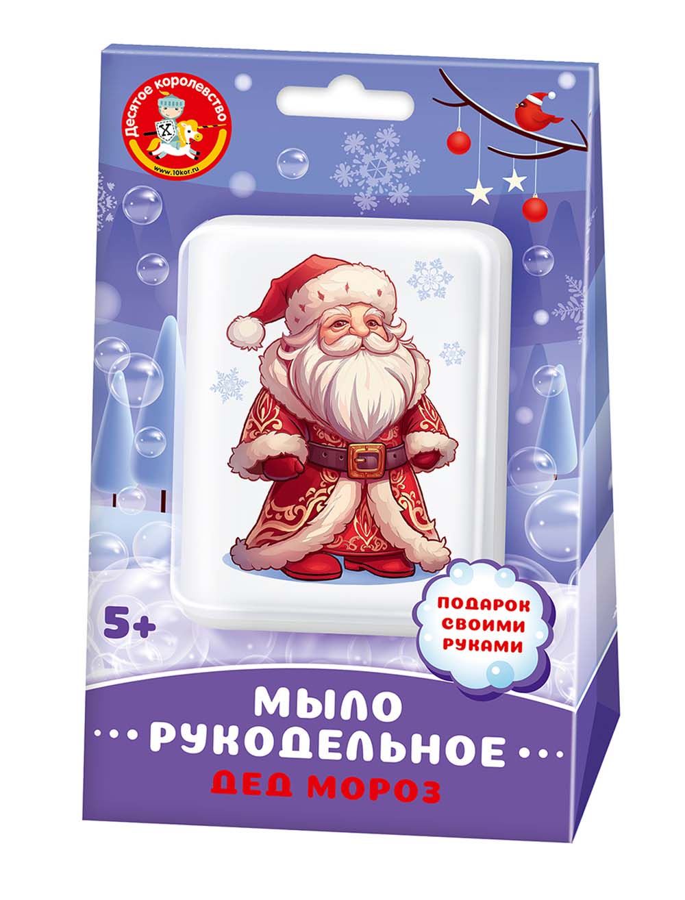 Набор д/творч. мыло с картинкой "дед мороз"