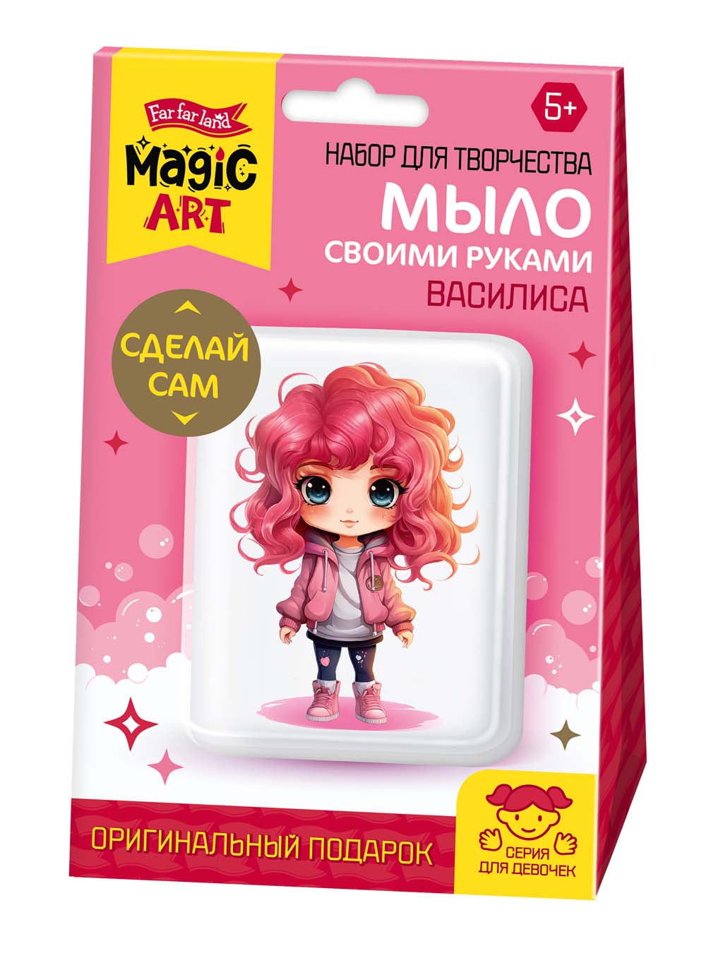 Набор д/творч. мыло с картинкой "василиса"