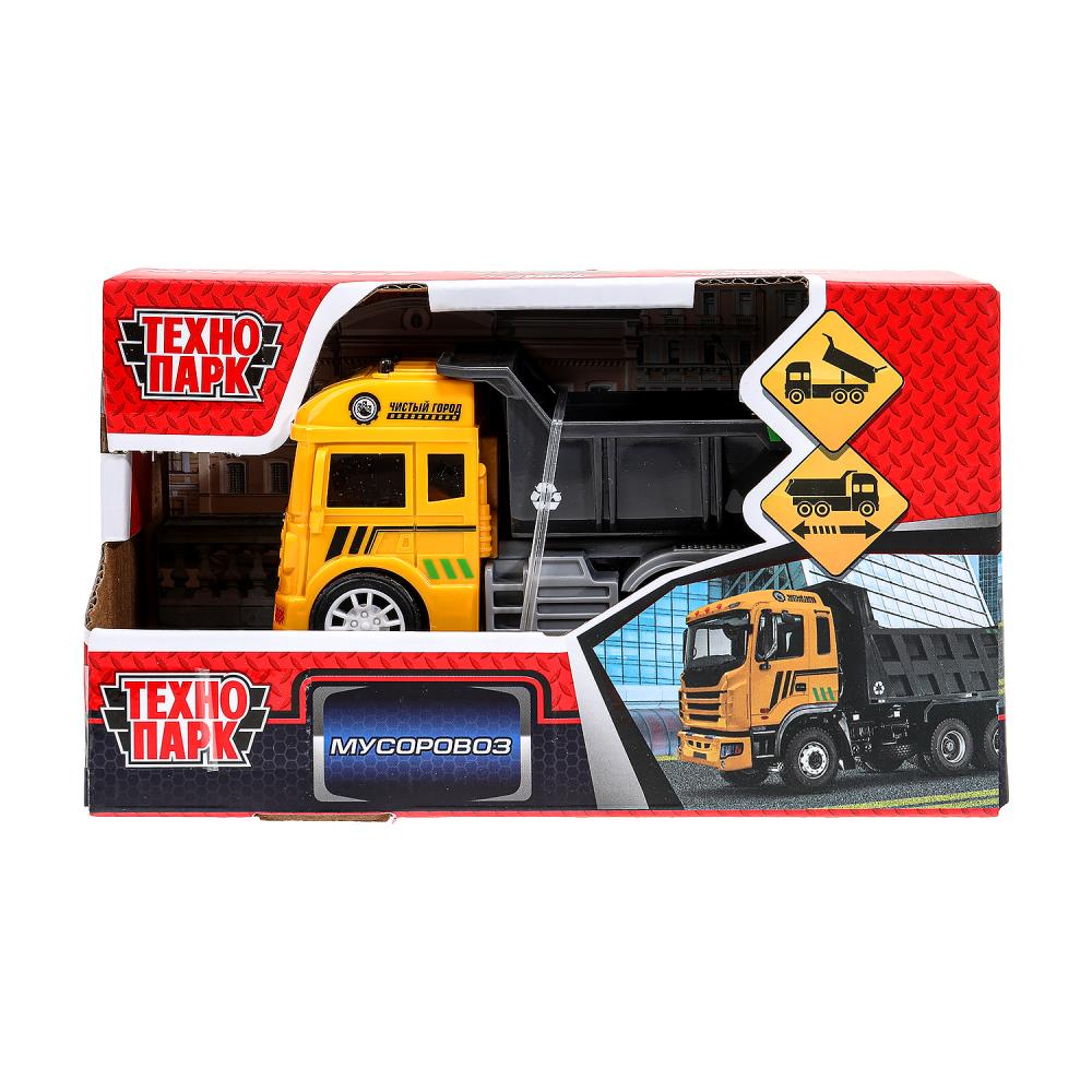 Игра машина инерц. пластик "мусоровоз" 13,5см (технопарк)
