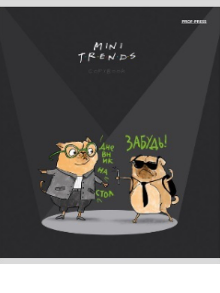 Тетрадь 48л. кл. "mini friends" (проф-пресс) б/б