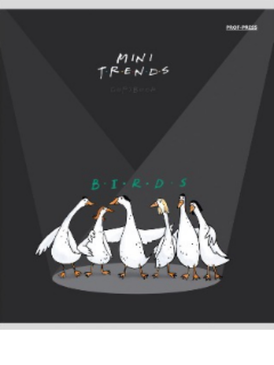 Тетрадь 48л. кл. "mini friends" (проф-пресс) б/б