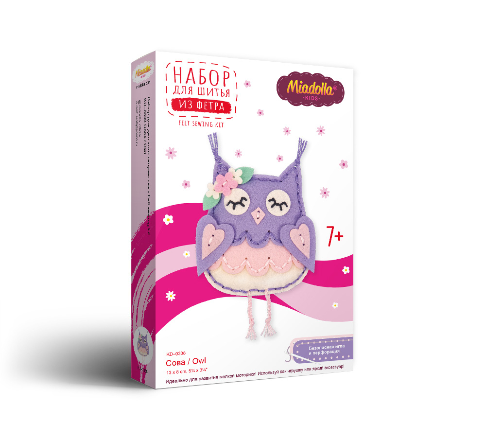 Набор д/изготов.игр.miadolla kids "сова"