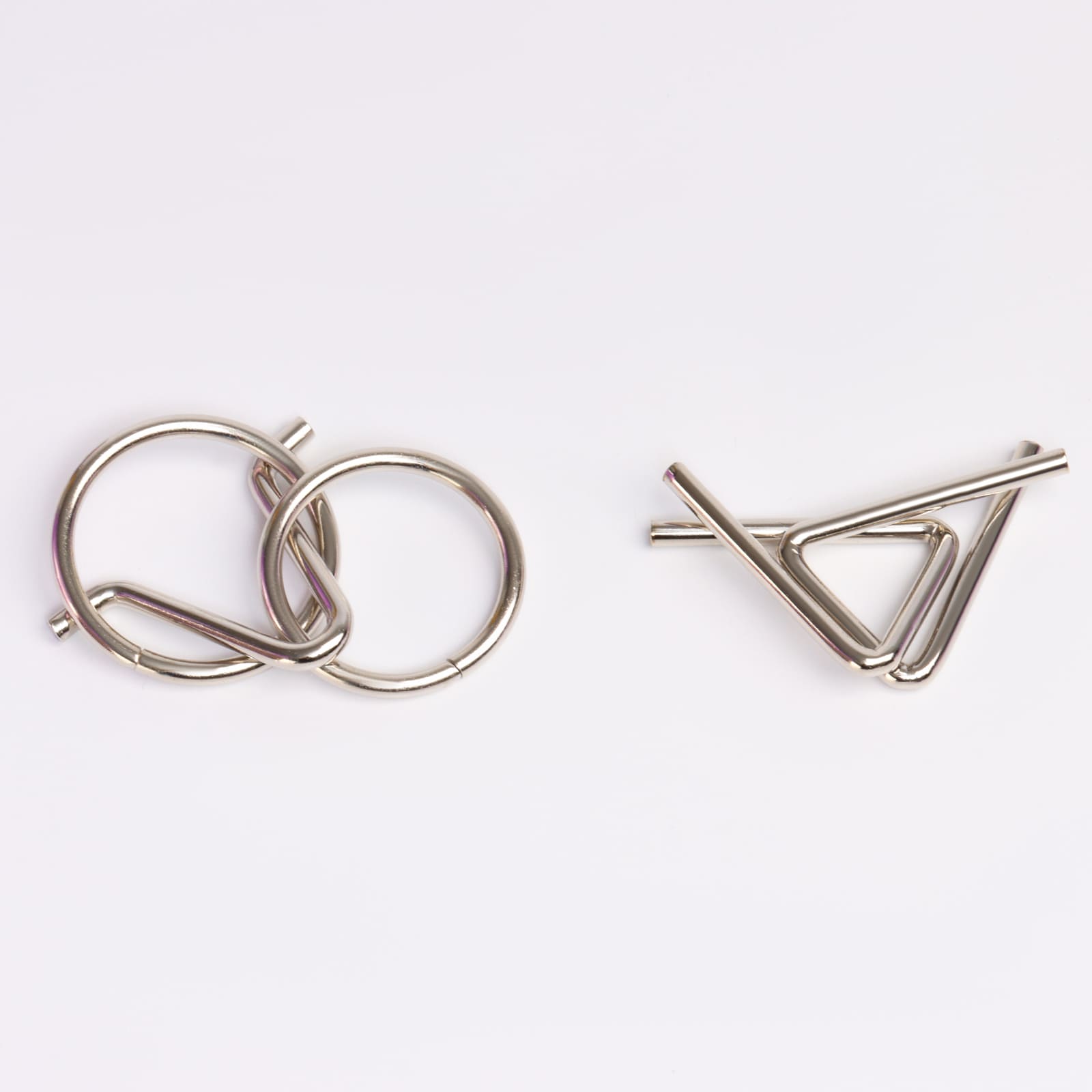 Игра головоломка "аниме" металл. набор из 2шт