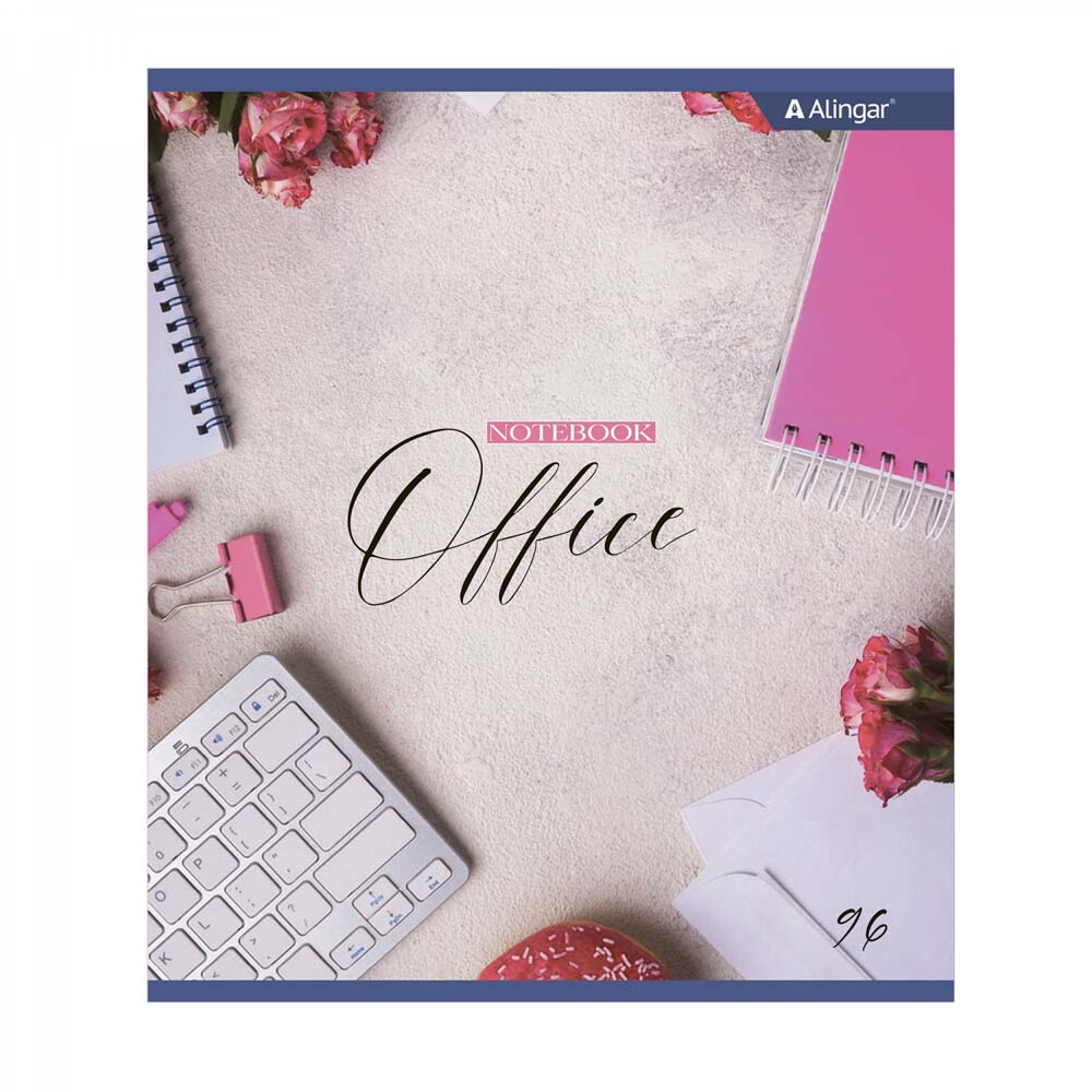 Тетрадь 96л. кл. "office classic" (alingar) б/б,асс-т