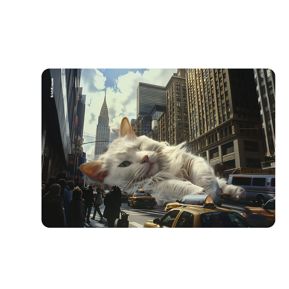 Настольное покрытие "big city cats" (erich krause) а3 пластик