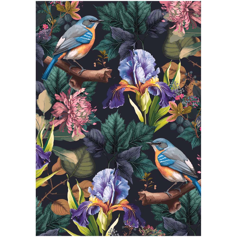 Бумага упаковочная 70х100см "весеннее настроение" асс-т