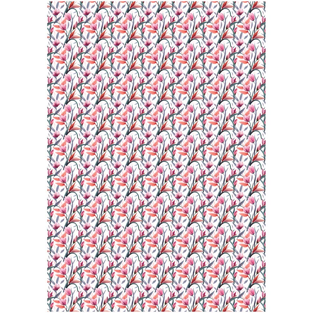 Бумага упаковочная 70х100см "весеннее настроение" асс-т