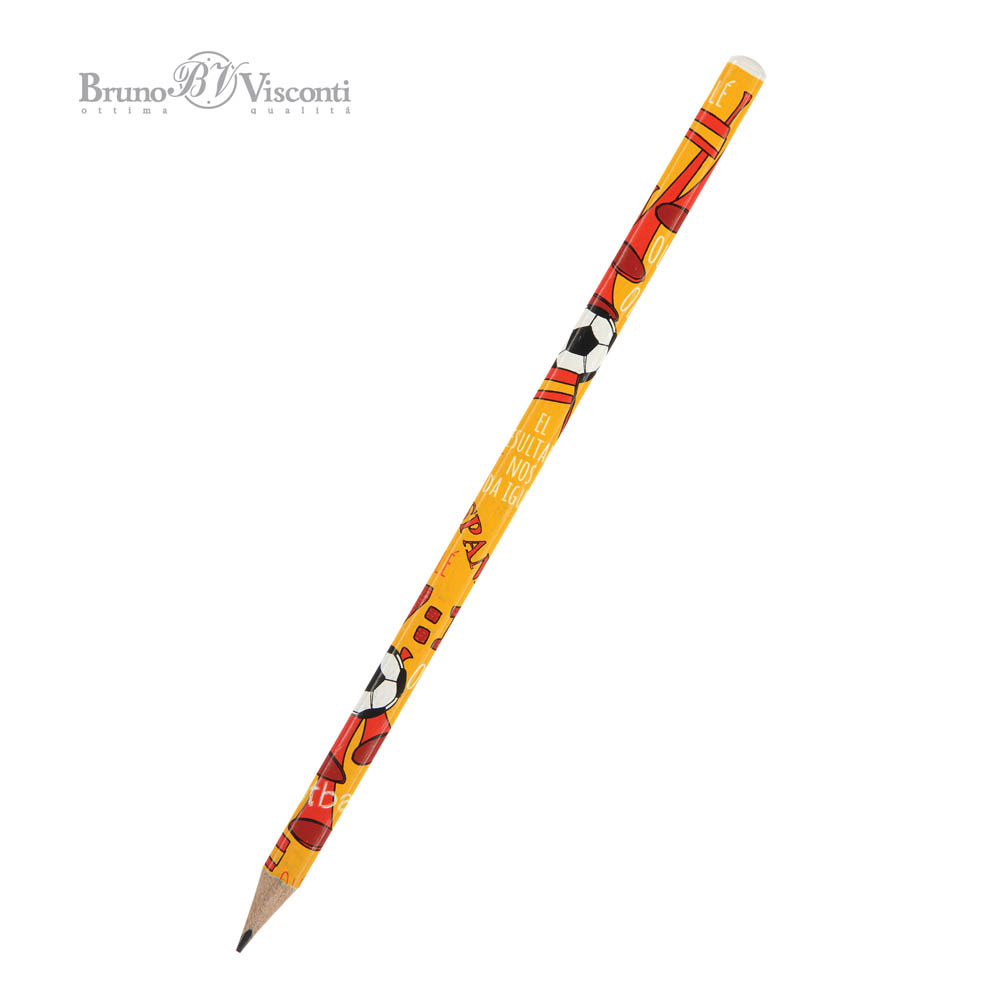 карандаш чернограф. "bruno visconti" футбол. чемпионы. испания" hb трехгранный Карандаш чернограф. "bruno visconti" футбол. чемпионы. испания" hb трехгранный