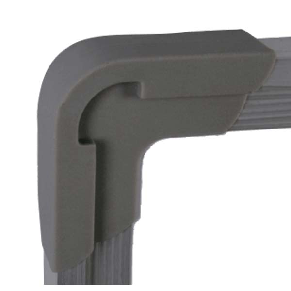 Доска пластиковая магнитно-маркерная devente "highline" 90х150см алюминиевая рамка