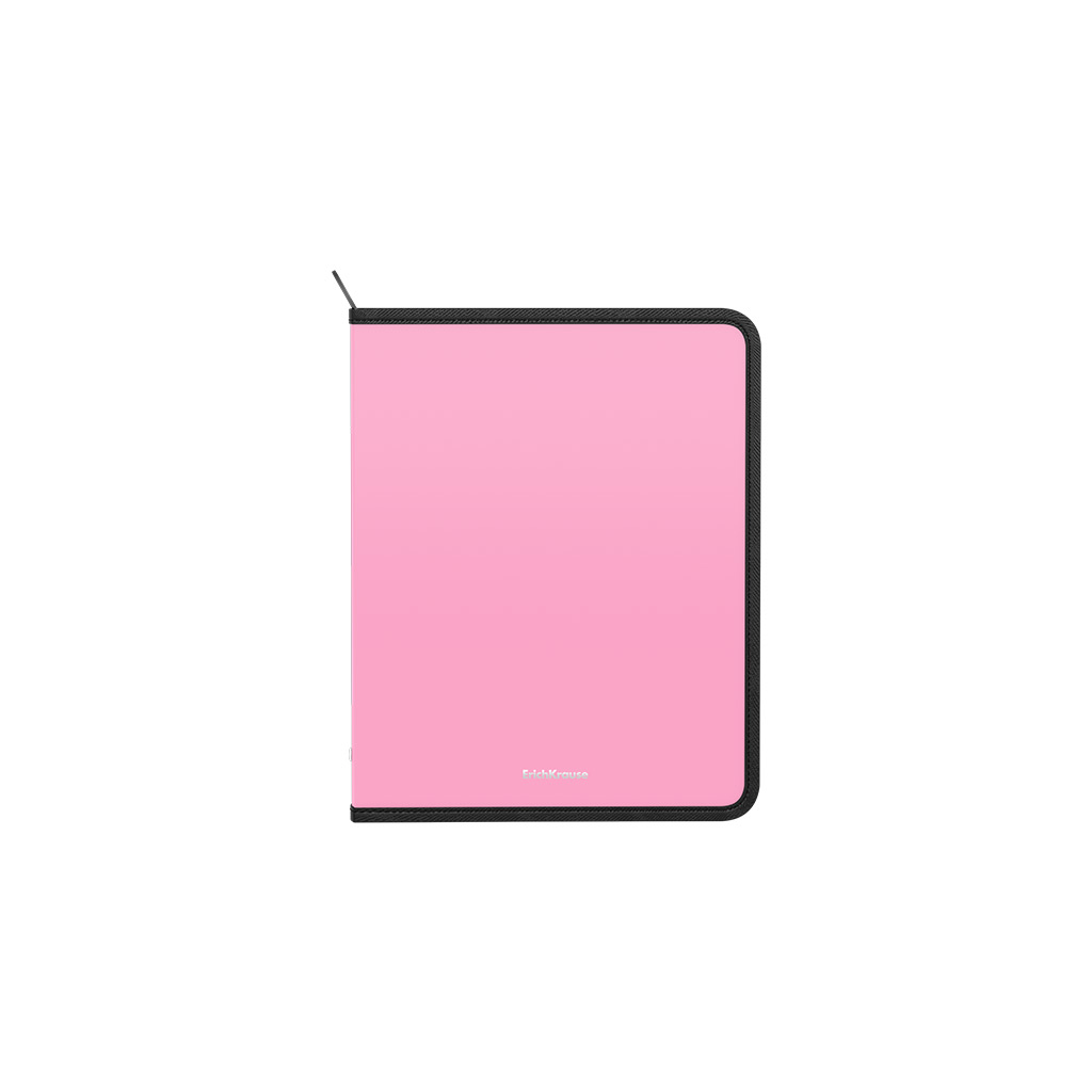 Папка для тетрадей а5+ на молнии erich krause "diagonal pastel" асс-т