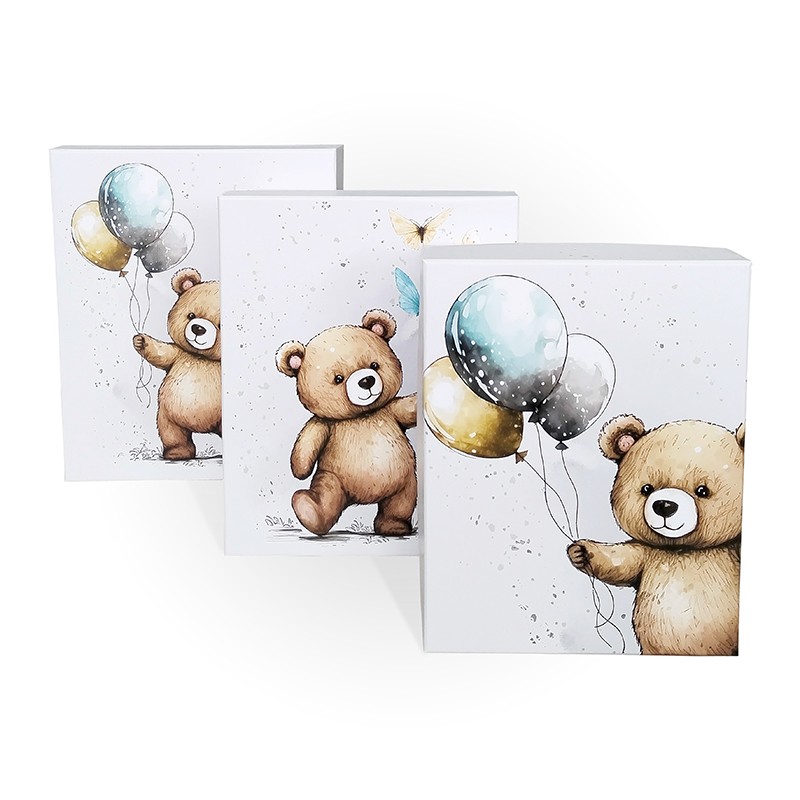 Коробка подарочная "пушистый друг" 23х19х13см