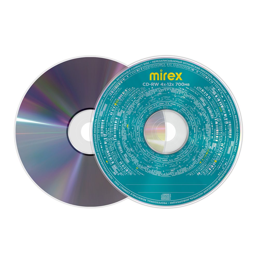Диск cd-rw "mirex" brand 4x-12x bulk 50шт.