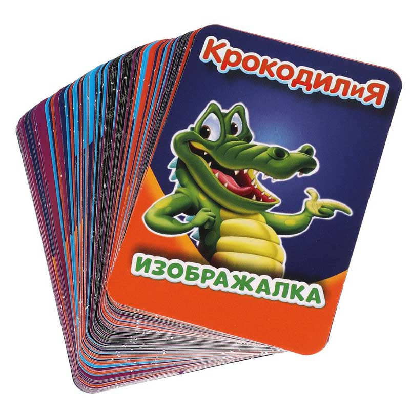 Игра 2 в 1 "крокодил и мафия" ("умные игры") 80/18 карточек