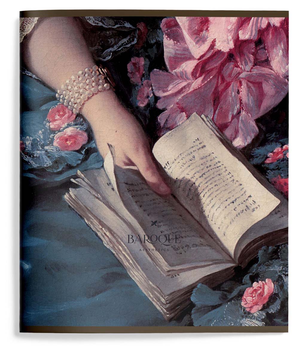 Тетрадь 48л. кл. "baroque aesthetics" (lorex) б/б,софт тач,запечатка форз.,дв.обл.,асс-т