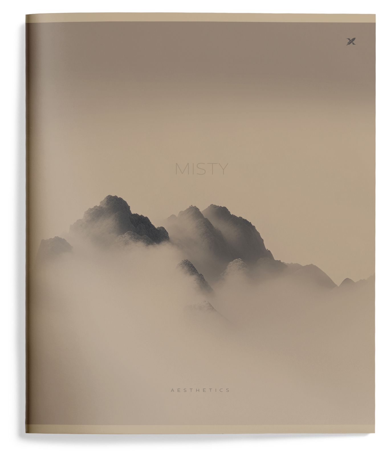 Тетрадь 48л. кл. "misty aesthetics" (lorex) б/б,софт тач,запечатка форз.,дв.обл.,асс-т