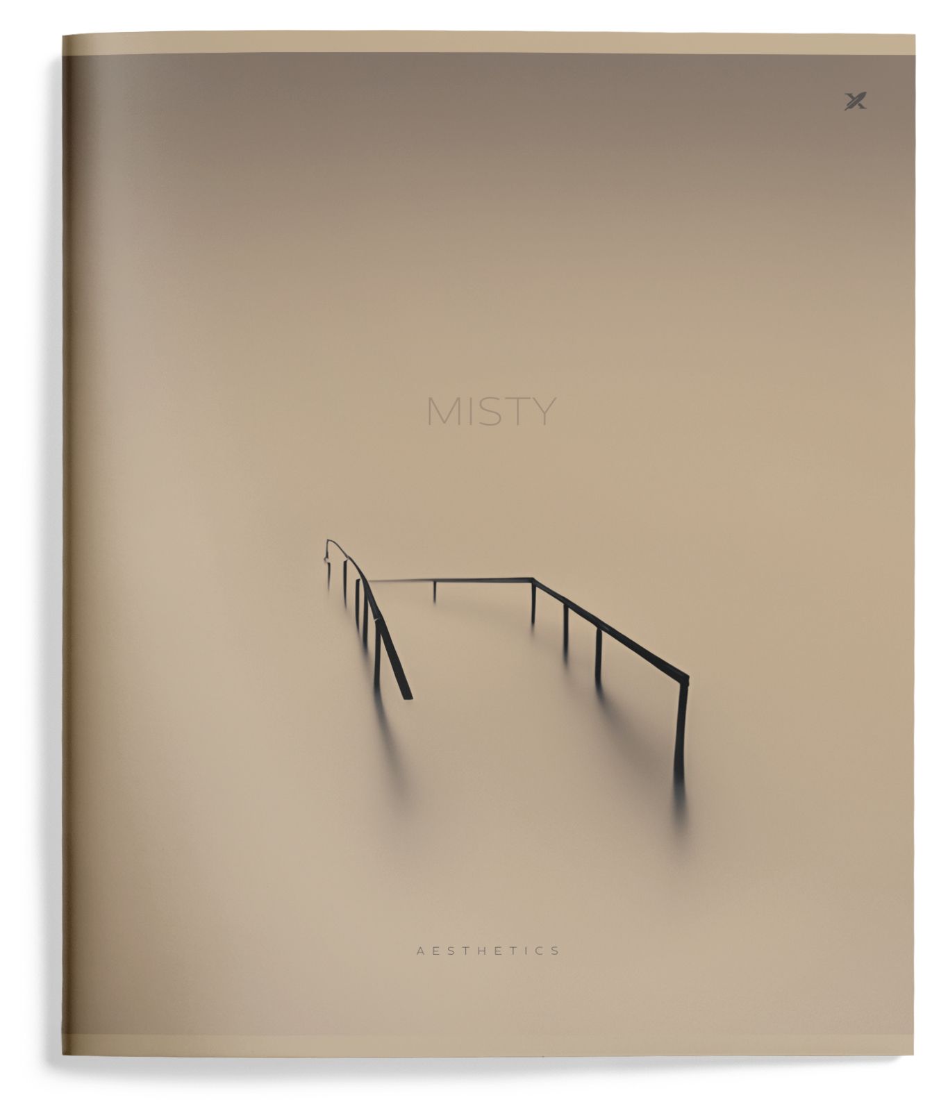 Тетрадь 48л. кл. "misty aesthetics" (lorex) б/б,софт тач,запечатка форз.,дв.обл.,асс-т