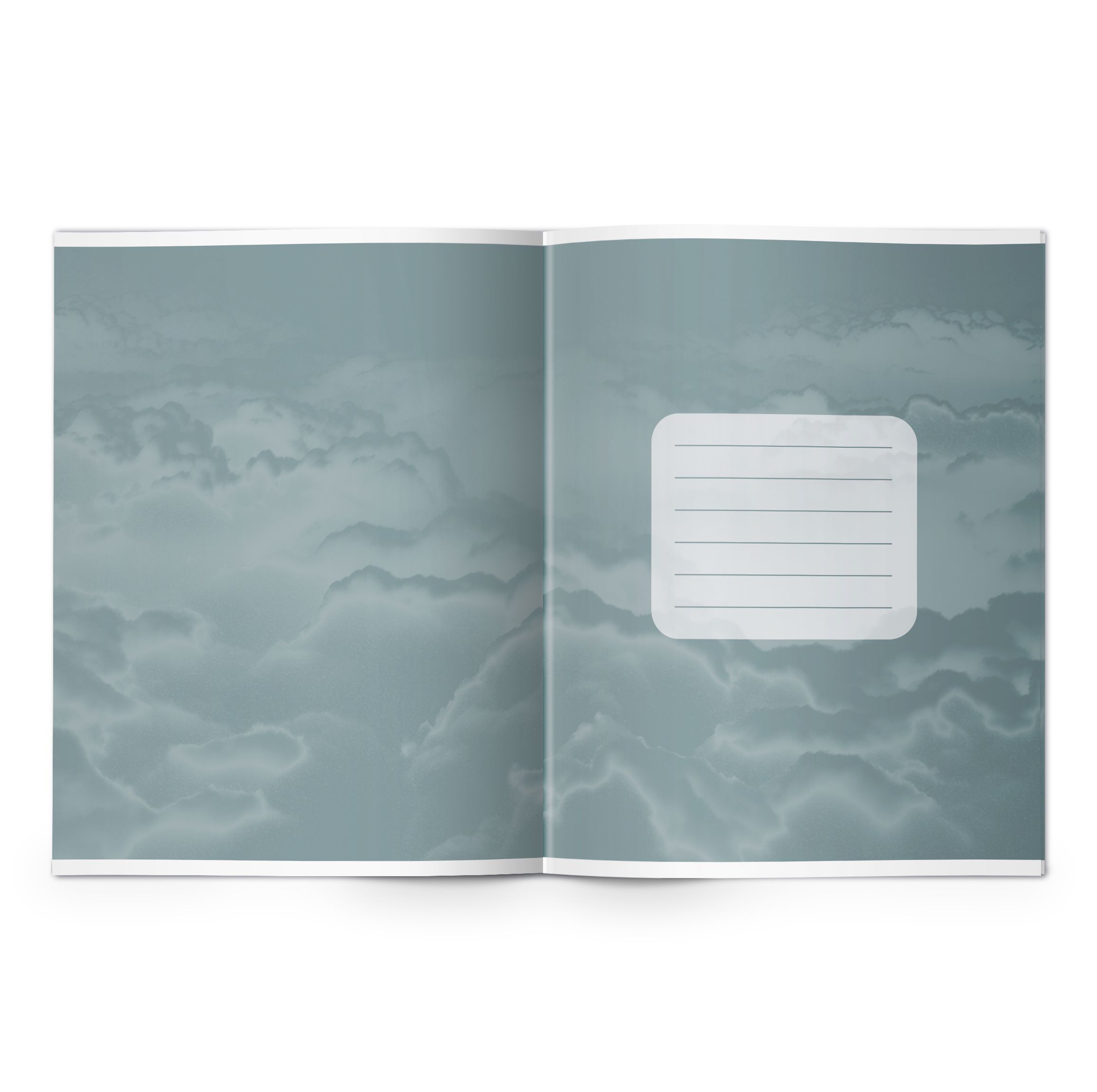 Тетрадь 48л. кл. "sound in clouds" (lorex) б/б,софт тач,запечатка форз.,дв.обл.,асс-т