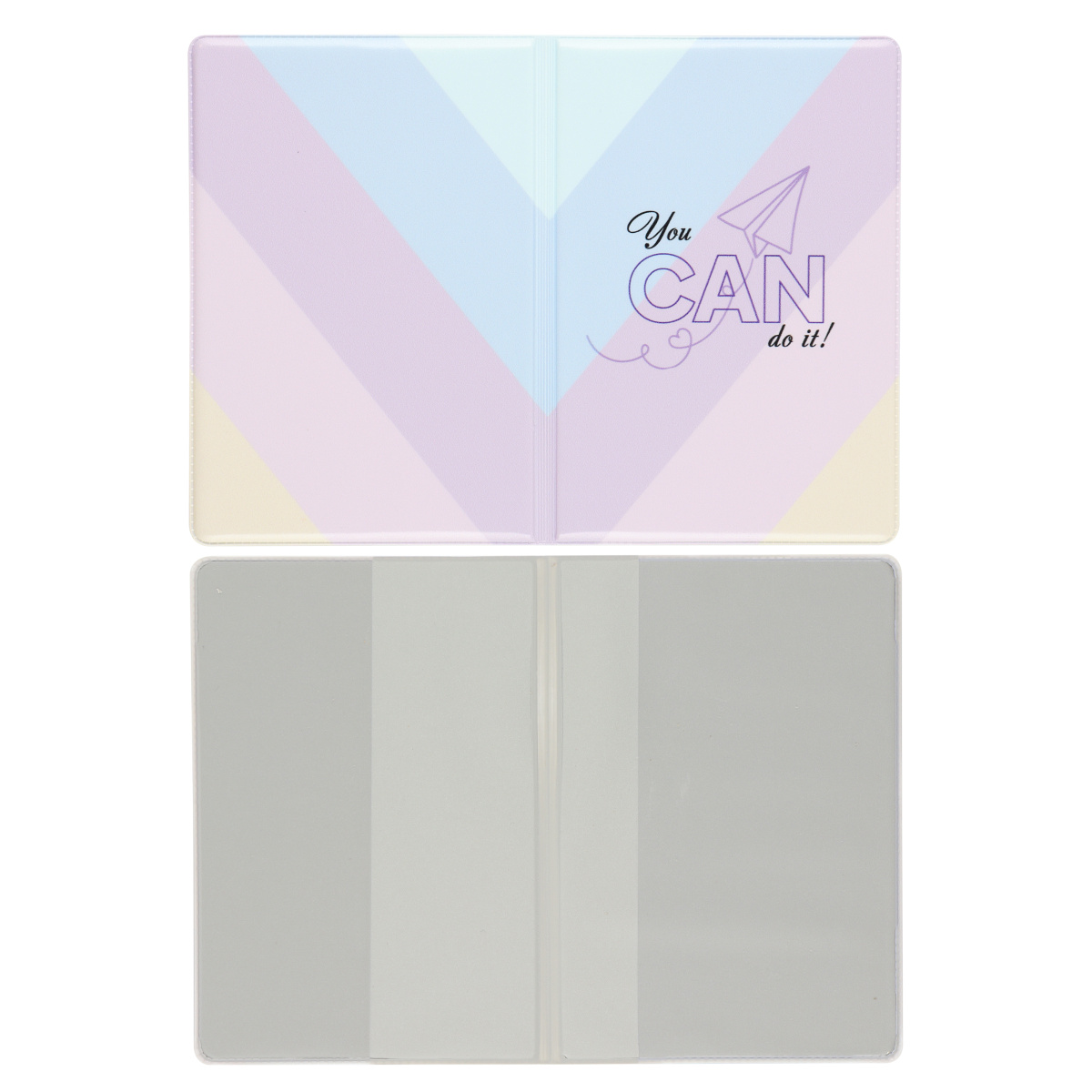 Обложка д/паспорта пвх кокос "pastel style"