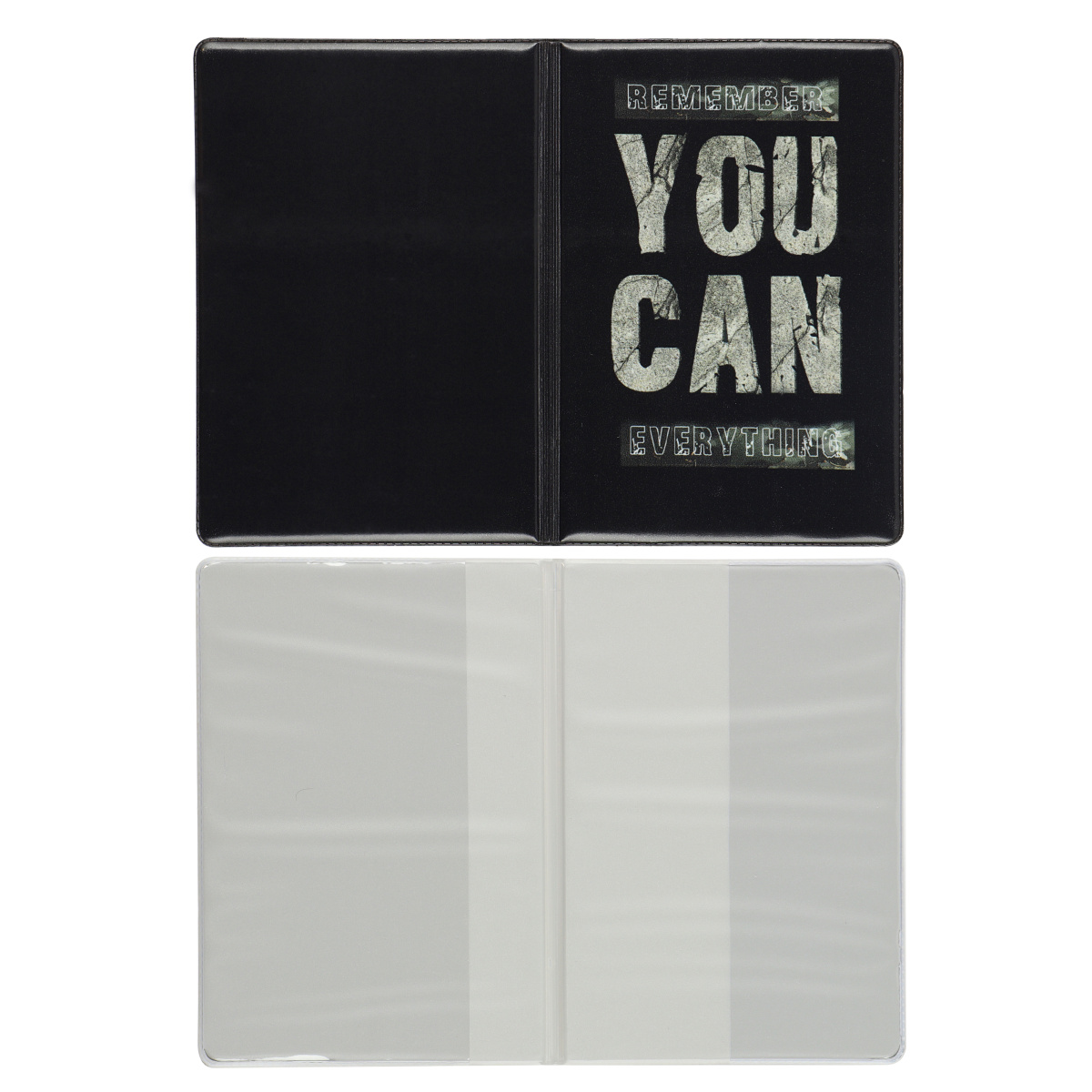 Обложка д/паспорта пвх кокос "you can"