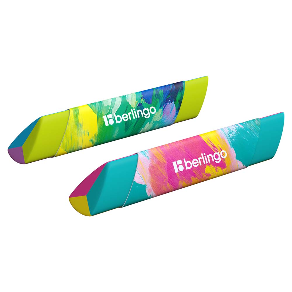 Ластик berlingo "collision xs" 80х15х15мм треугольный