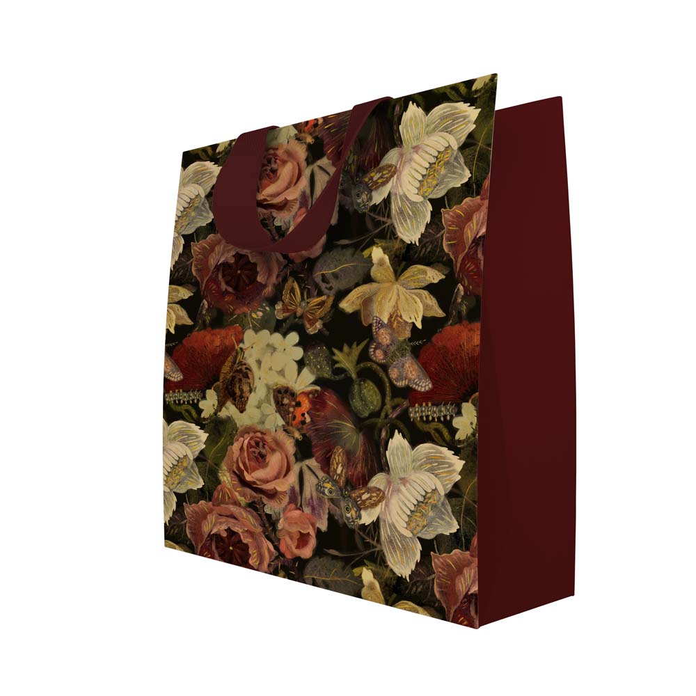 Пакет подарочный "lush bouquet" (26х32х13см)