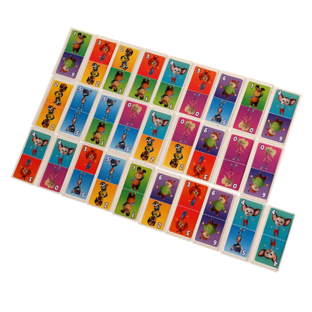 Игра домино "барбоскины" 3в1 (умные игры) 3+