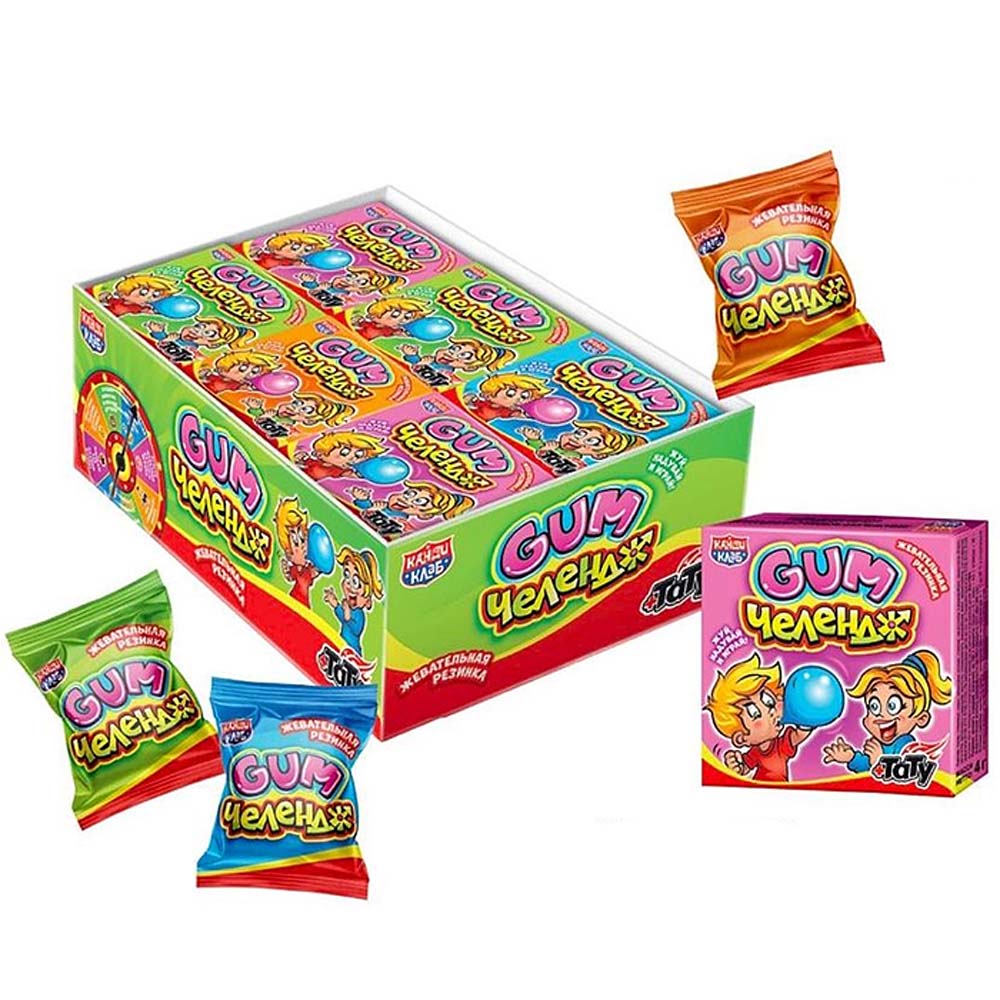 Жевательная резинка с татуировкой "gum челендж" 4г