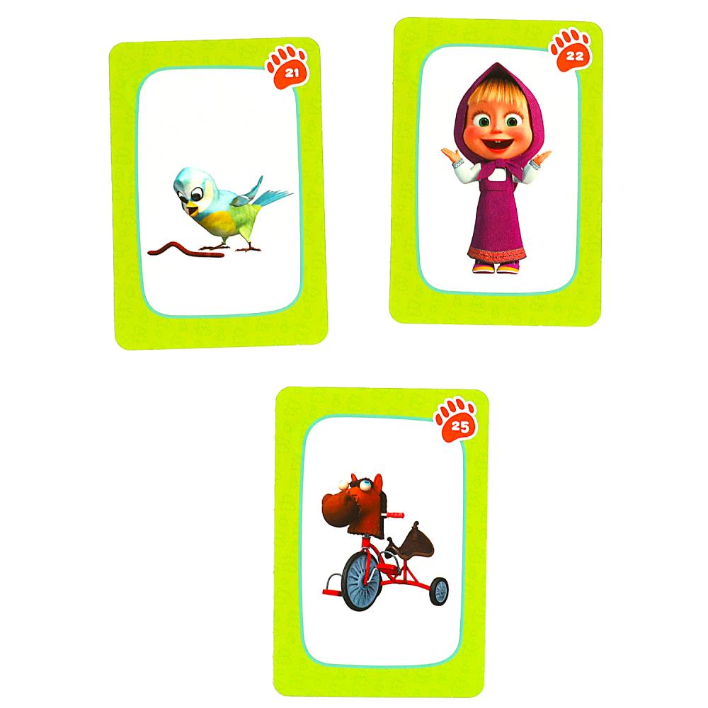 Игра мемо "тренируем память. маша и медведь" 50 карточек (умные игры)