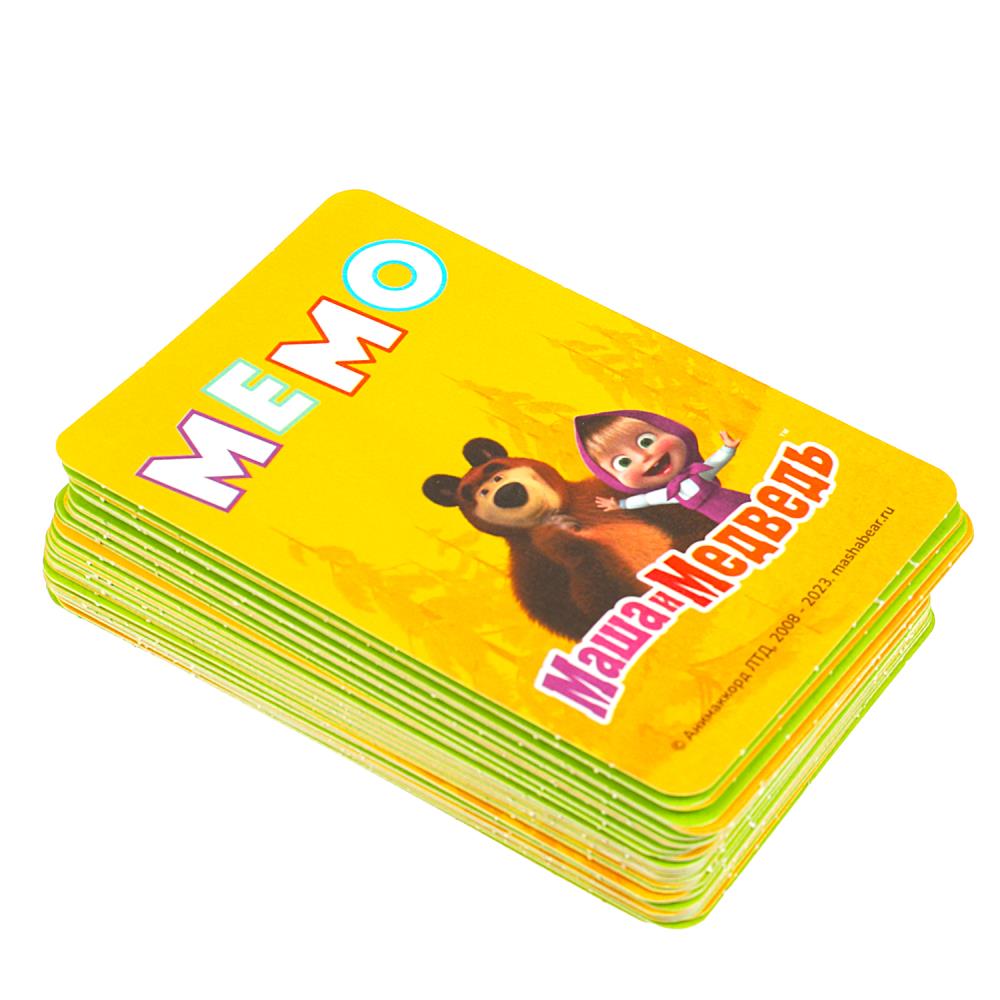 Игра мемо "тренируем память. маша и медведь" 50 карточек (умные игры)