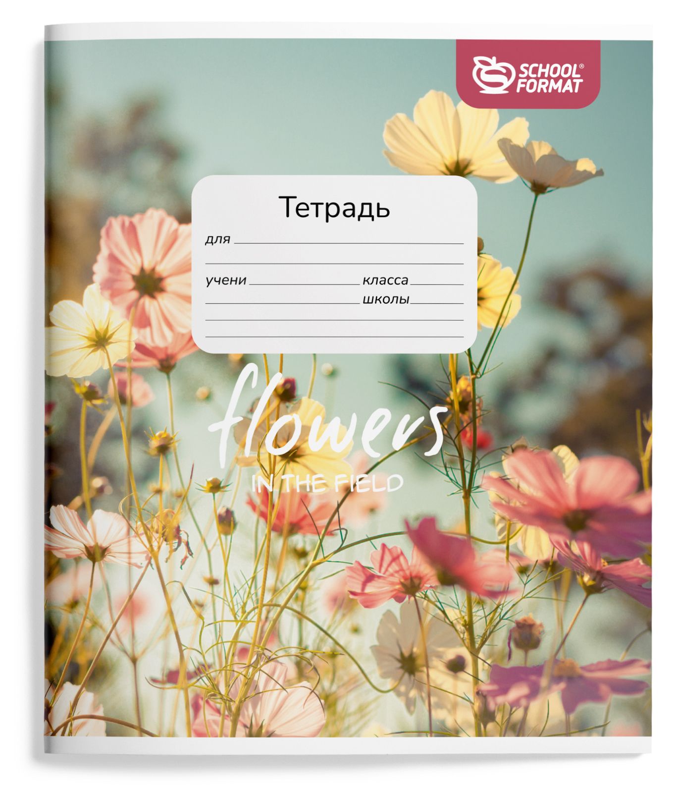 Тетрадь 24л. лин. для девочек (schoolformat) б/б,лак,асс-т