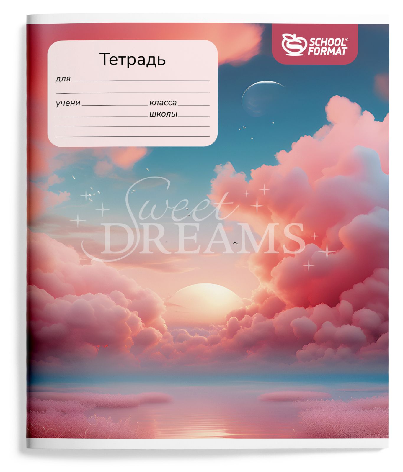 Тетрадь 24л. лин. для девочек (schoolformat) б/б,лак,асс-т