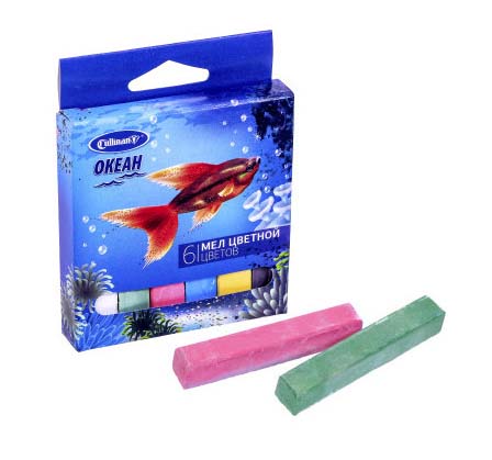 Мел цветной forum "океан" 6шт.