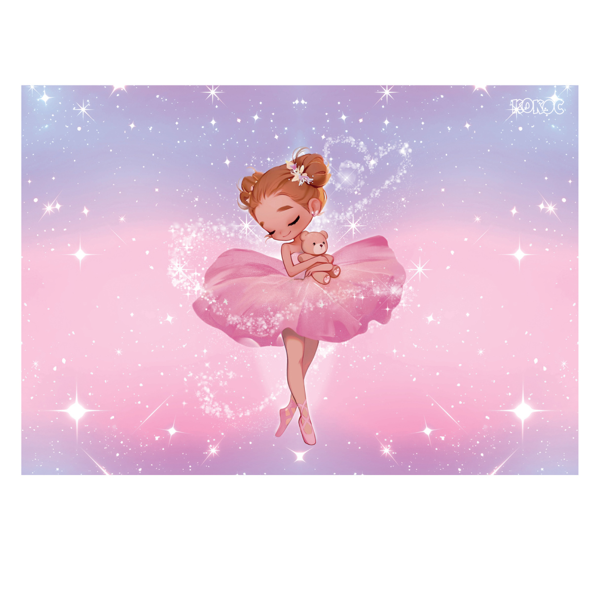Настольное покрытие кокос "small ballerina" 350х500мм