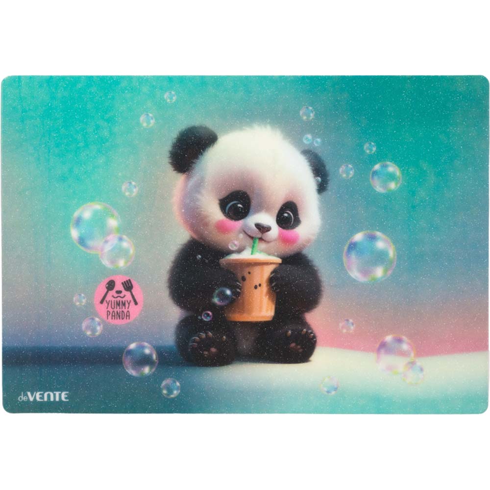 Дощечка для пластилина devente "yummy panda" 330х230мм пластик