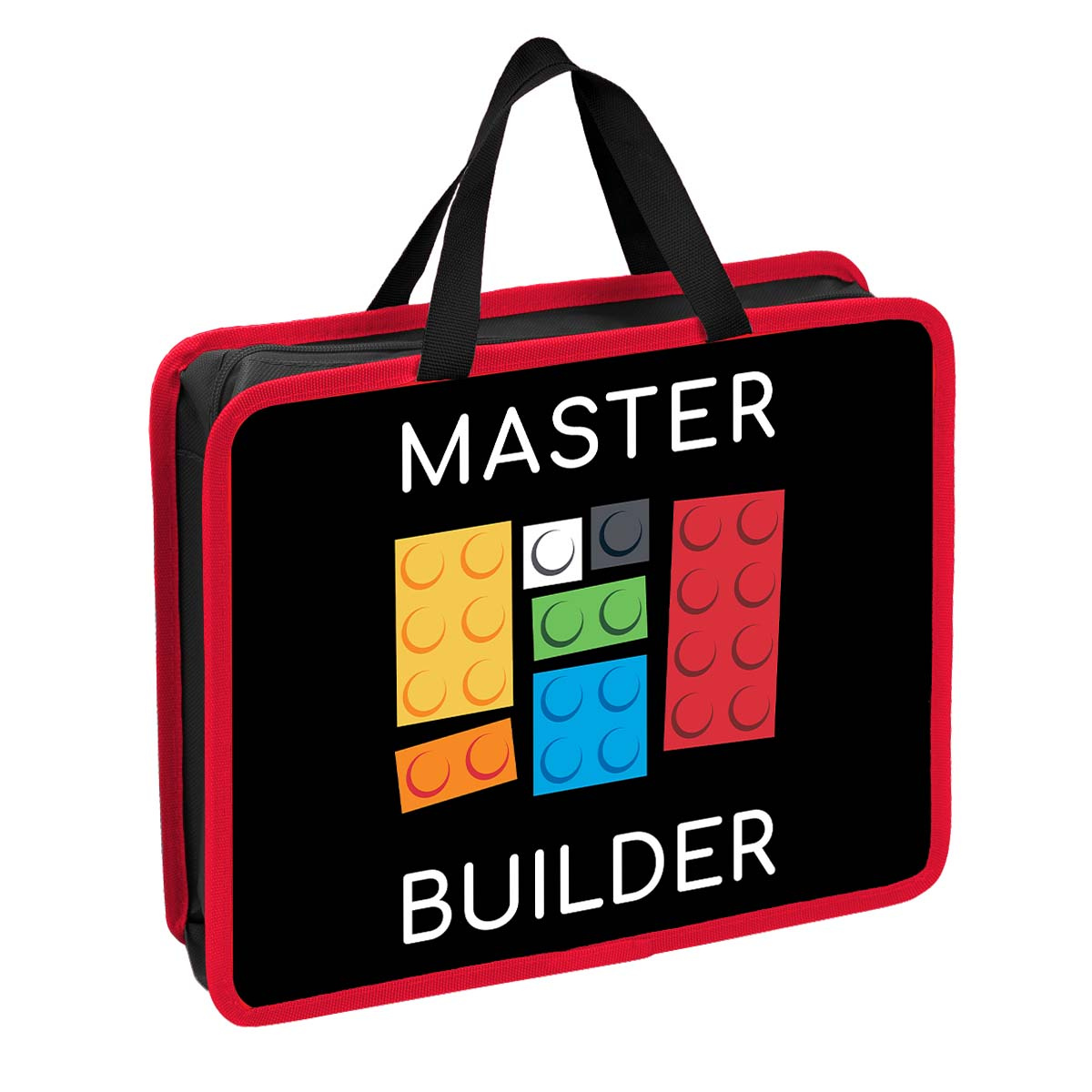 Папка-портфель пласт. а4+ кокос "master builder" 26х33х10см на молнии с ручками