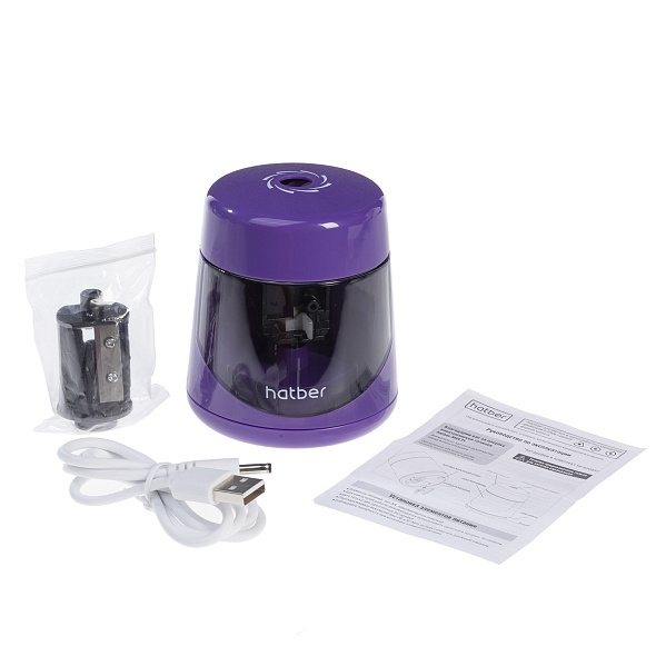 Точилка электрическая hatber "multi" usb+лезвие