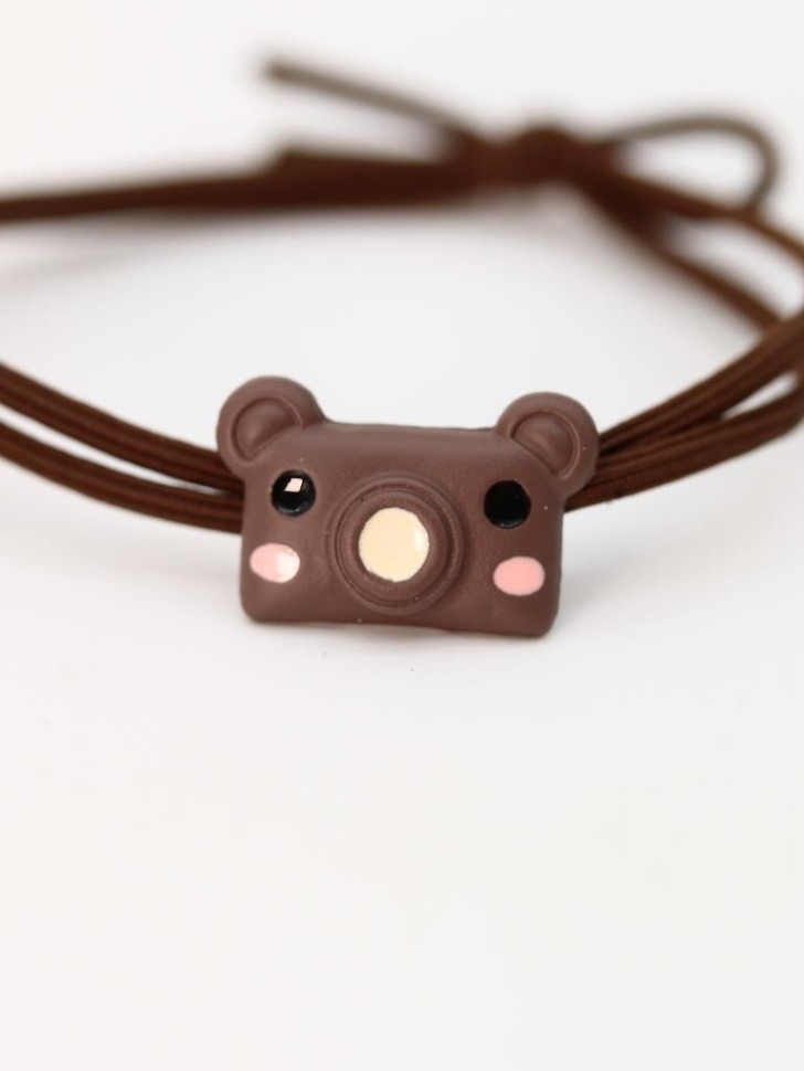 Резинка для волос "camera bear"