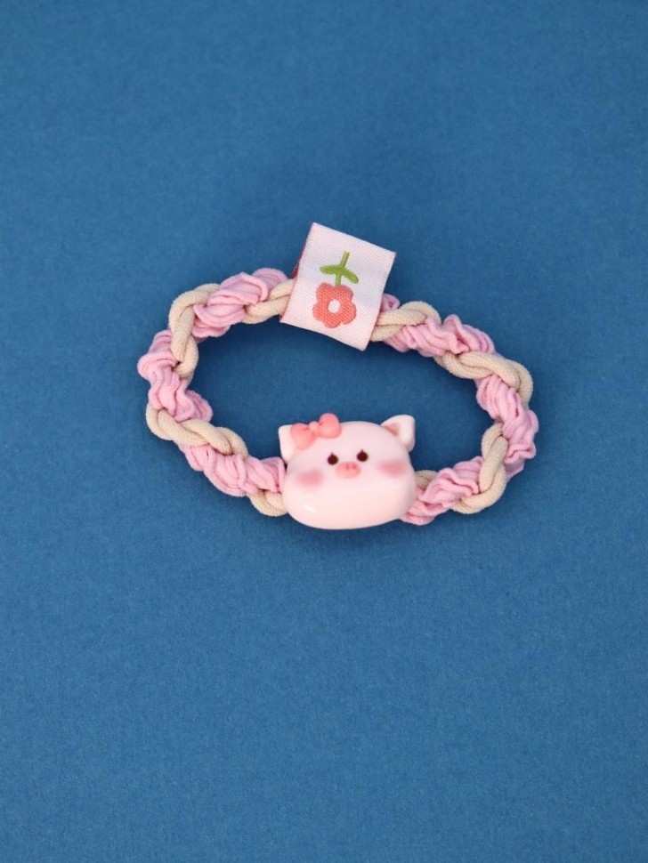 Резинка для волос "candy pig"